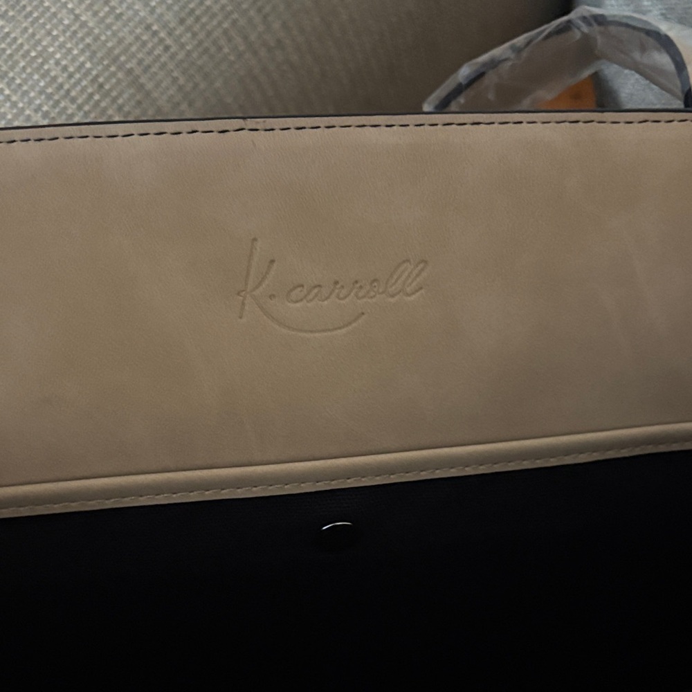 NWT K. Carroll Tan Tote Bag - Picture 7 of 9